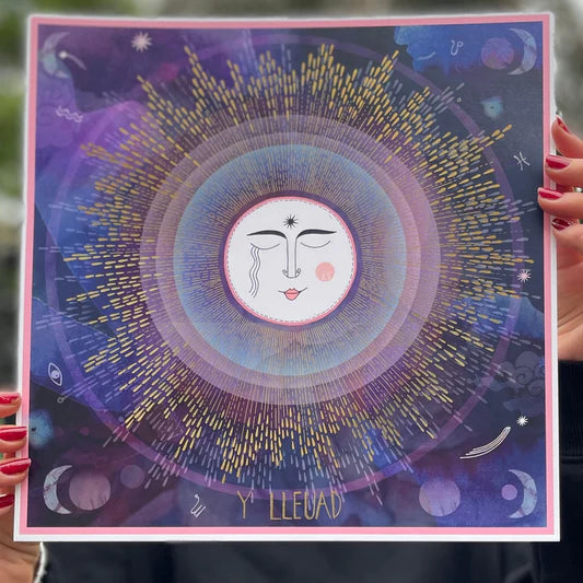 Y Lleuad -Gold foil🌙 🌚 🌔