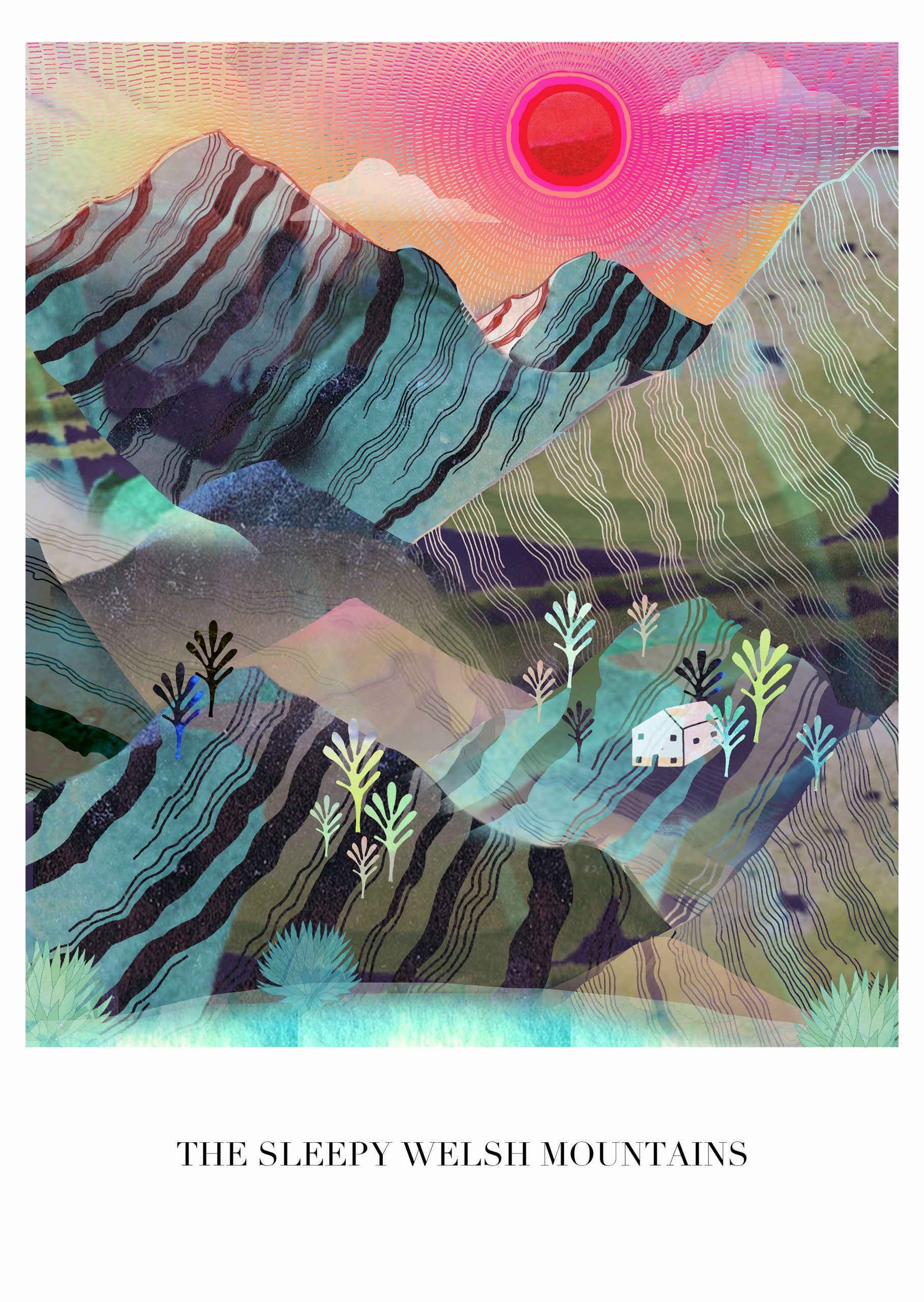 Welsh Mountains, Brecon, Wales - A3